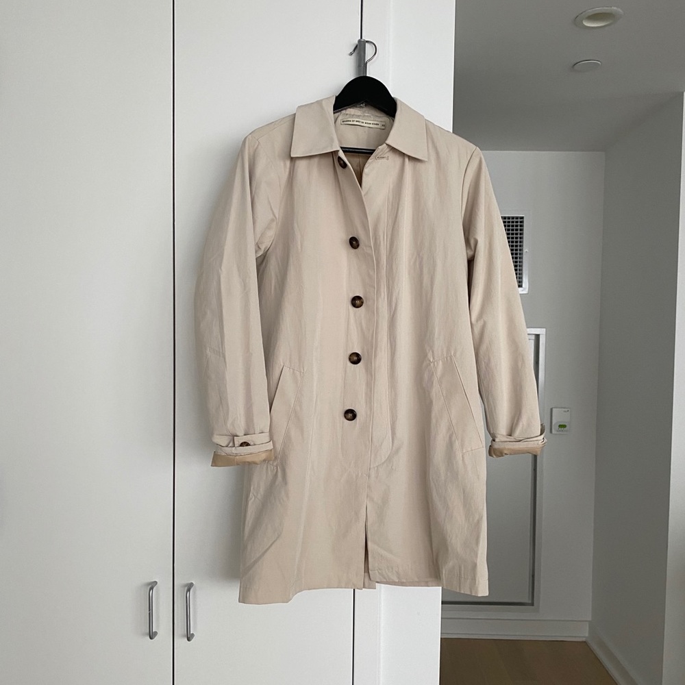 Shades of Grey Mac Trench Coat